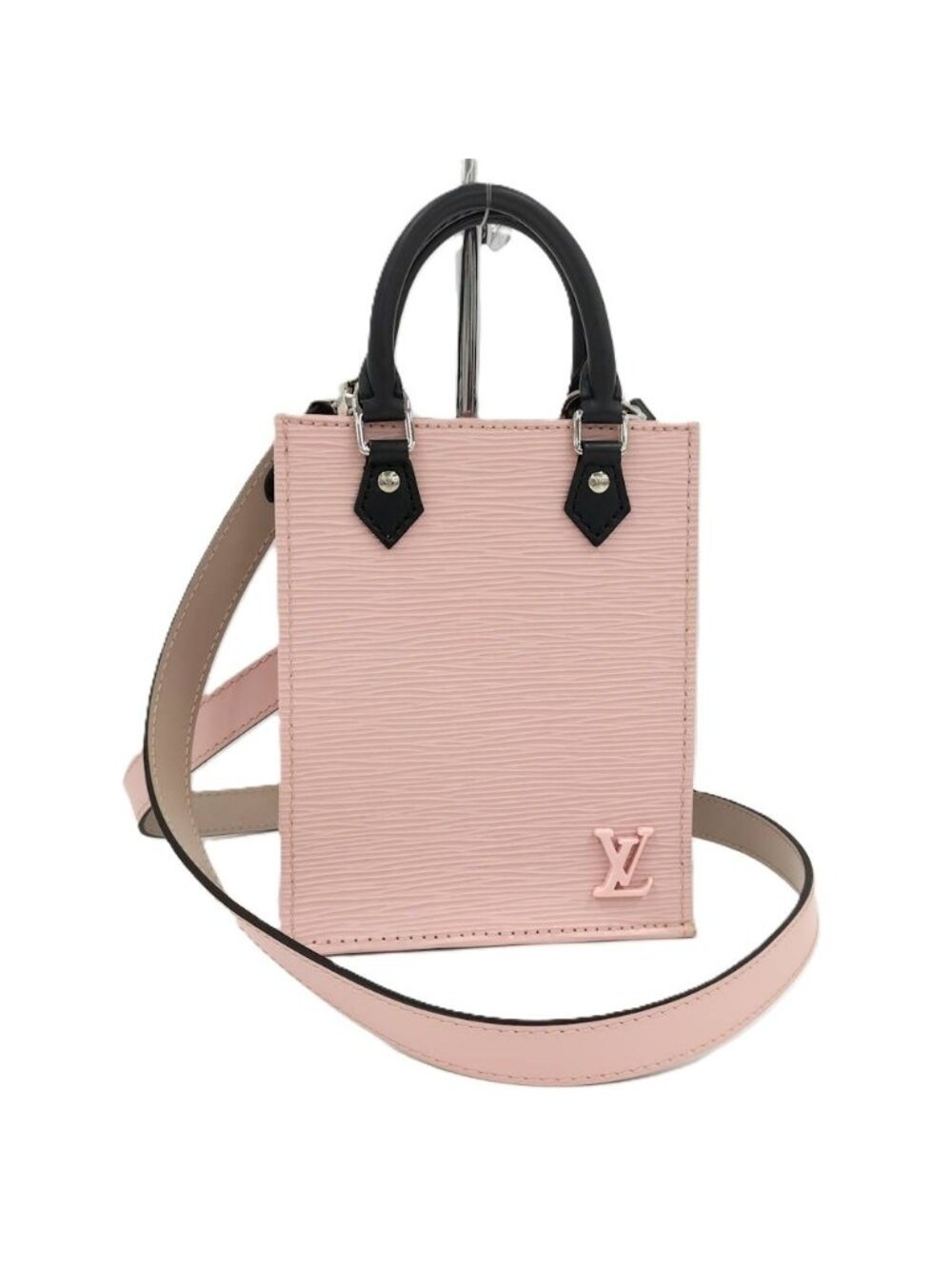 Louis Vuitton Sac Plat 2-Way Hand Bag Epi Rose Ballerine